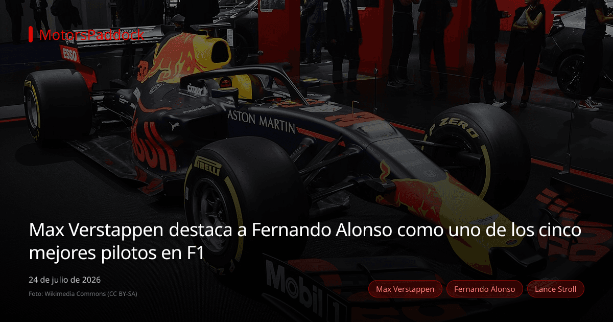 Max Verstappen destaca a Fernando Alonso como uno de los cinco mejores pilotos en F1