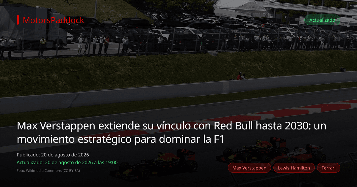 Max Verstappen extiende su vínculo con Red Bull hasta 2030: un movimiento estratégico para dominar la F1