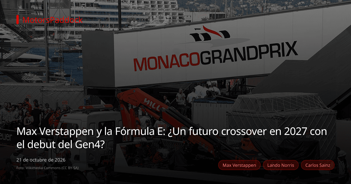 Max Verstappen y la Fórmula E: ¿Un futuro crossover en 2027 con el debut del Gen4?