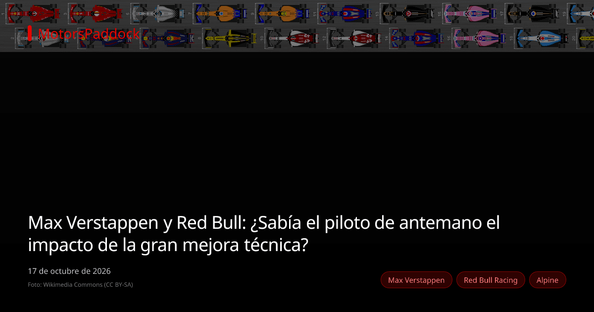 Max Verstappen y Red Bull: ¿Sabía el piloto de antemano el impacto de la gran mejora técnica?