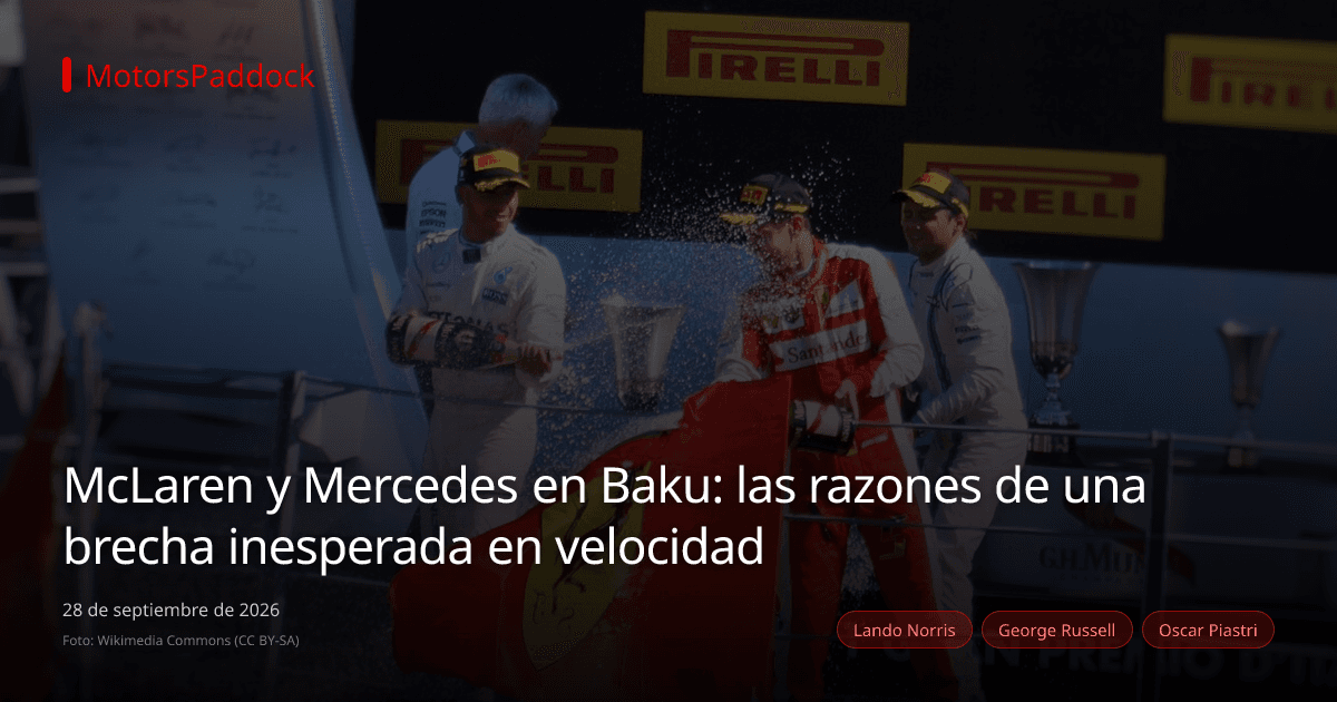 McLaren y Mercedes en Baku: las razones de una brecha inesperada en velocidad