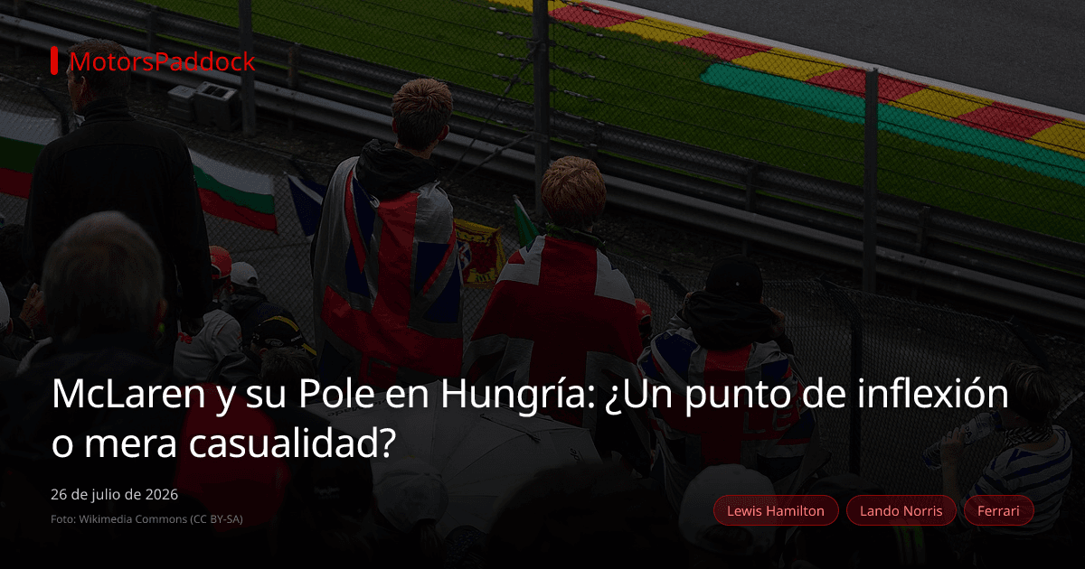 McLaren y su Pole en Hungría: ¿Un punto de inflexión o mera casualidad?
