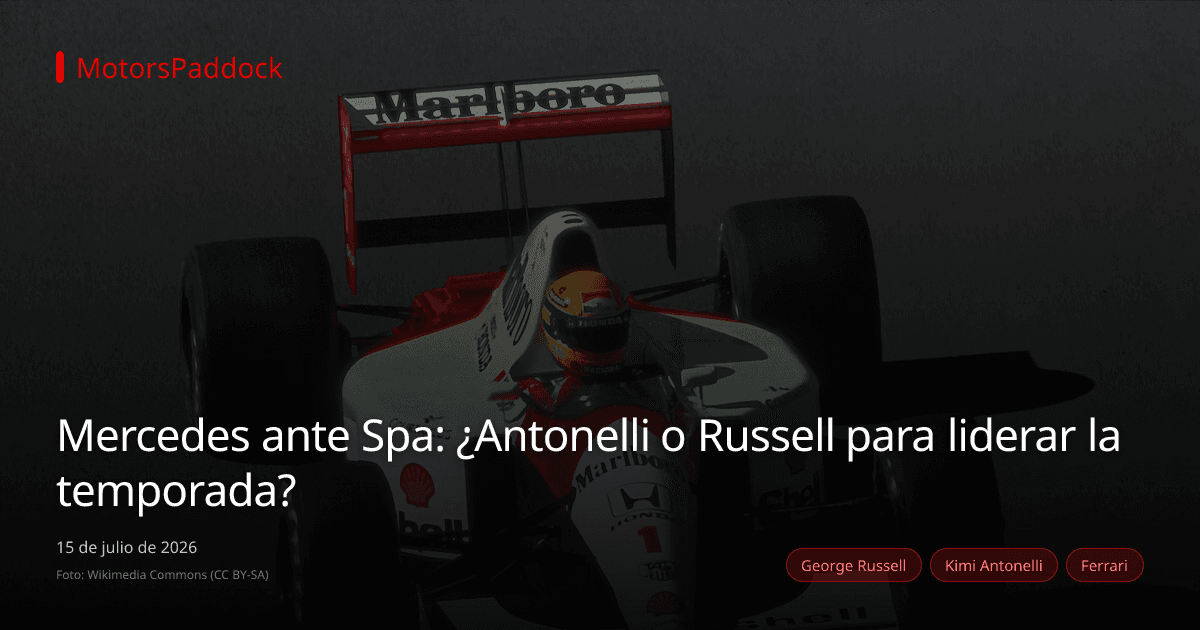 Mercedes ante Spa: ¿Antonelli o Russell para liderar la temporada?