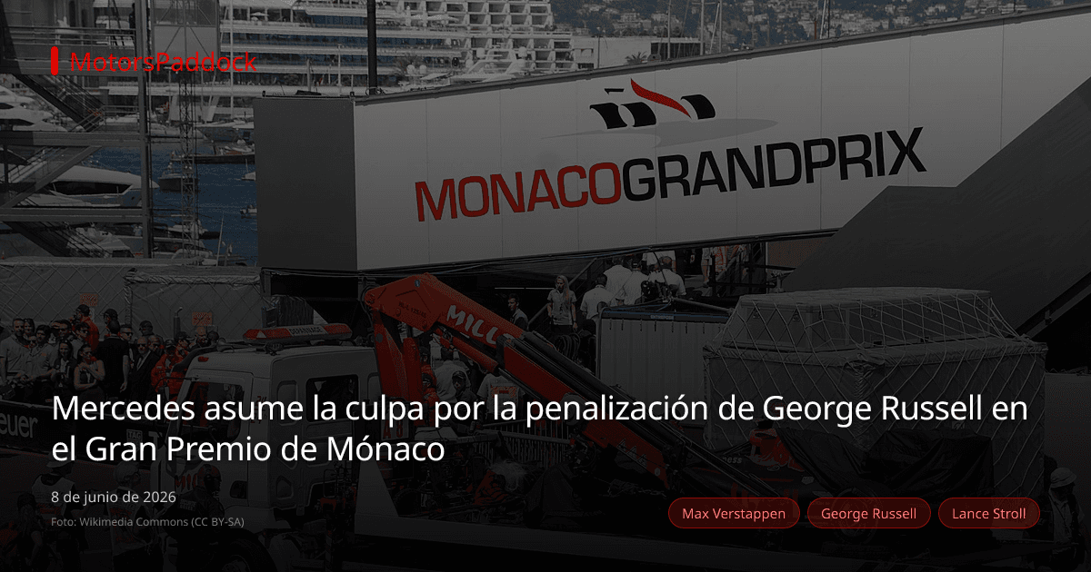 Mercedes asume la culpa por la penalización de George Russell en el Gran Premio de Mónaco