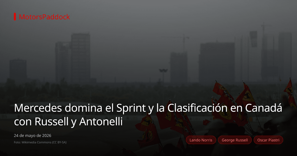 Mercedes domina el Sprint y la Clasificación en Canadá con Russell y Antonelli