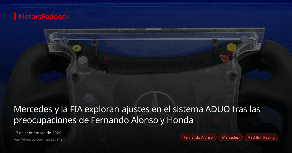 Mercedes y la FIA exploran ajustes en el sistema ADUO tras las preocupaciones de Fernando Alonso y Honda