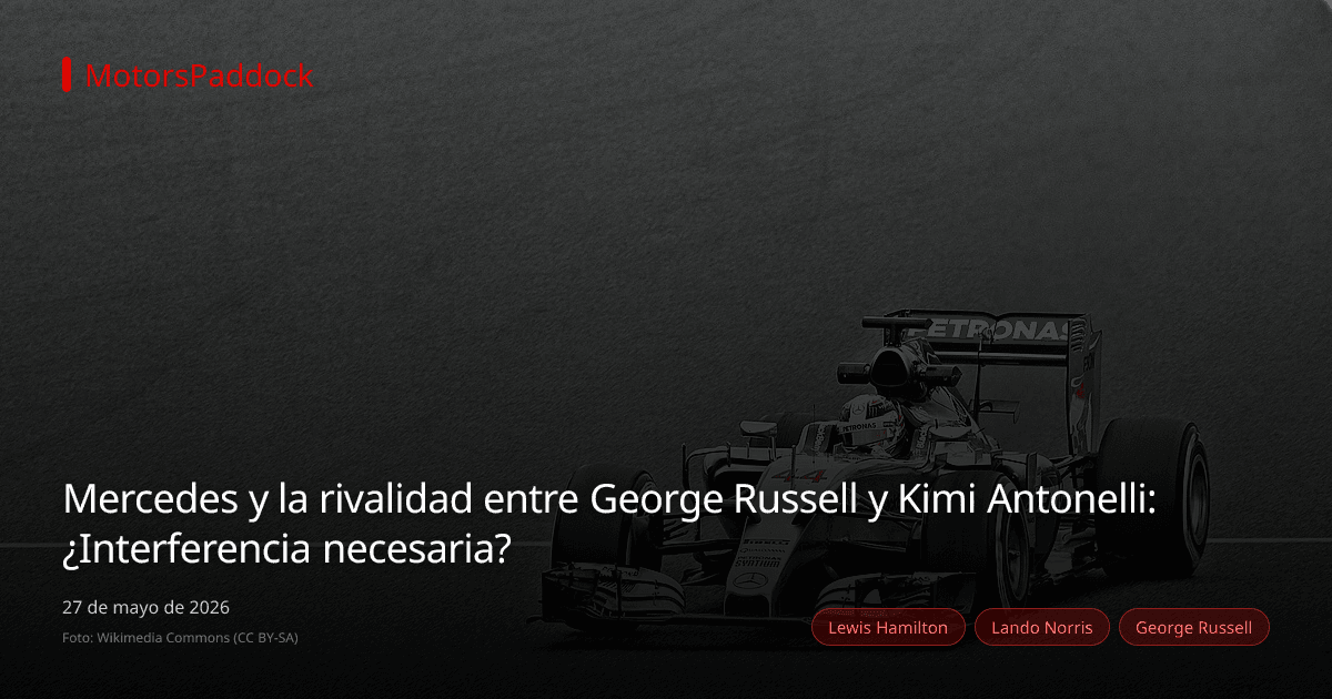 Mercedes y la rivalidad entre George Russell y Kimi Antonelli: ¿Interferencia necesaria?