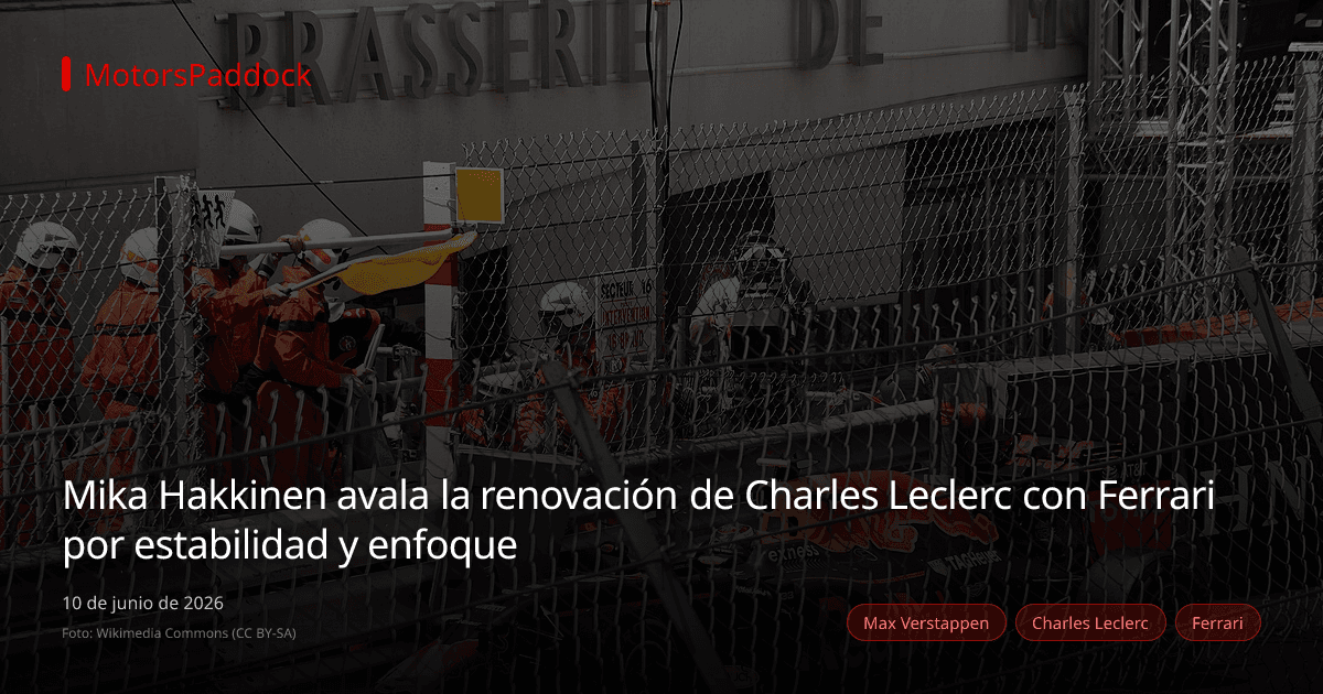 Mika Hakkinen avala la renovación de Charles Leclerc con Ferrari por estabilidad y enfoque