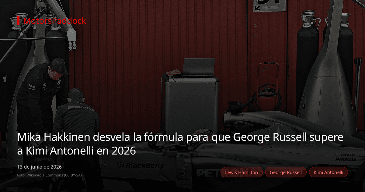 Mika Hakkinen desvela la fórmula para que George Russell supere a Kimi Antonelli en 2026