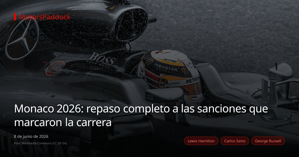 Monaco 2026: repaso completo a las sanciones que marcaron la carrera