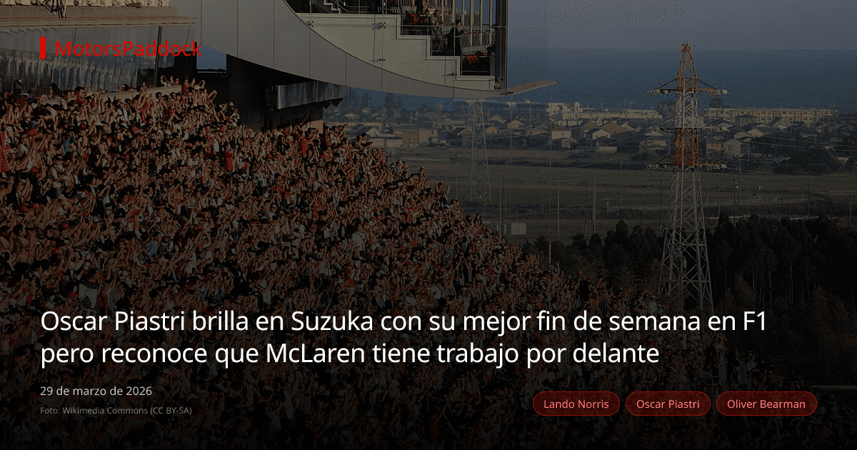 Oscar Piastri brilla en Suzuka con su mejor fin de semana en F1 pero reconoce que McLaren tiene trabajo por delante