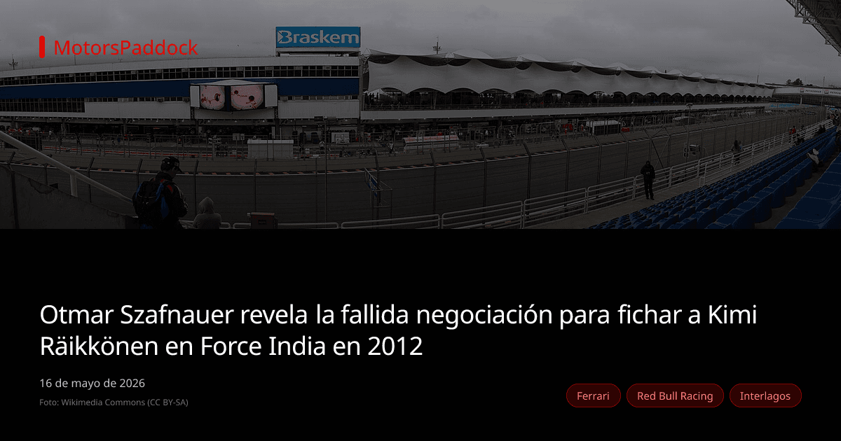 Otmar Szafnauer revela la fallida negociación para fichar a Kimi Räikkönen en Force India en 2012