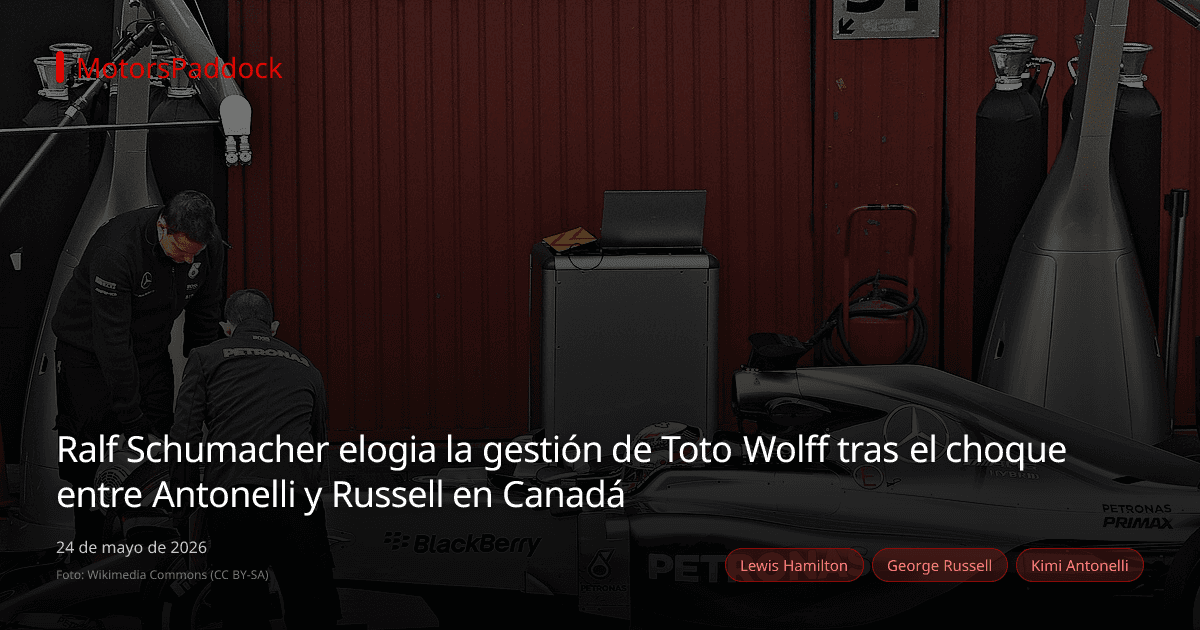 Ralf Schumacher elogia la gestión de Toto Wolff tras el choque entre Antonelli y Russell en Canadá