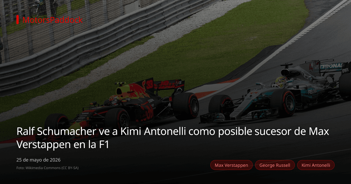 Ralf Schumacher ve a Kimi Antonelli como posible sucesor de Max Verstappen en la F1