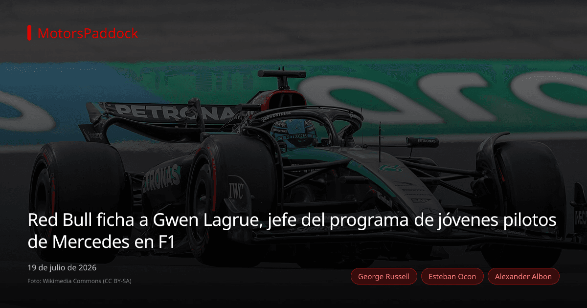 Red Bull ficha a Gwen Lagrue, jefe del programa de jóvenes pilotos de Mercedes en F1