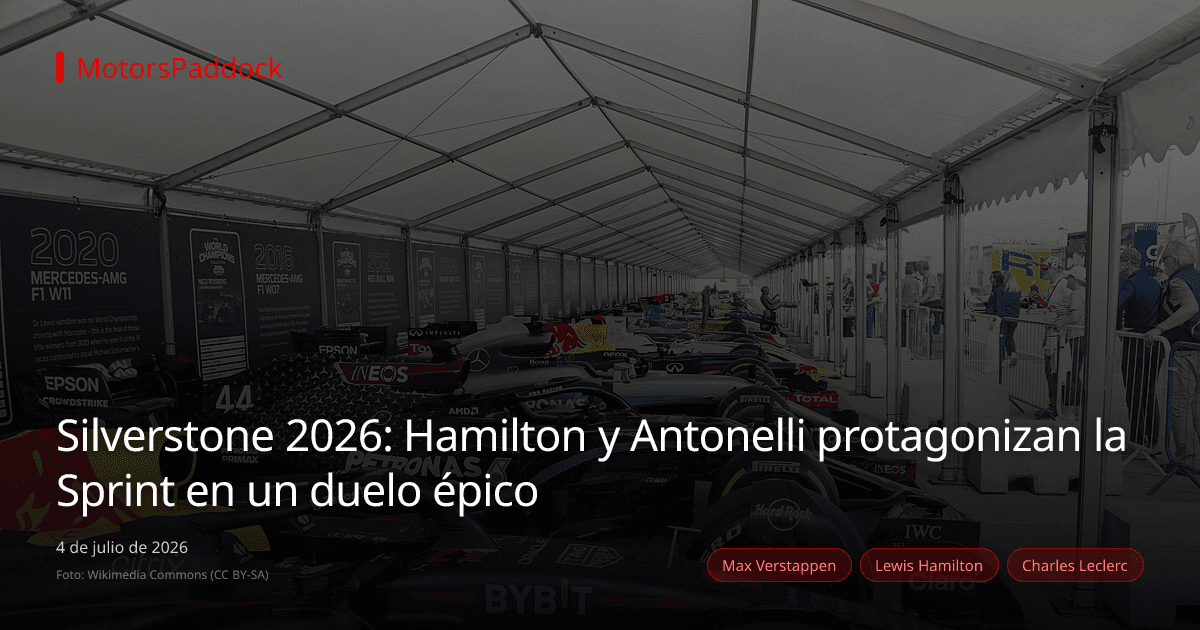 Silverstone 2026: Hamilton y Antonelli protagonizan la Sprint en un duelo épico