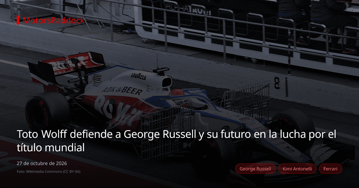 Toto Wolff defiende a George Russell y su futuro en la lucha por el título mundial