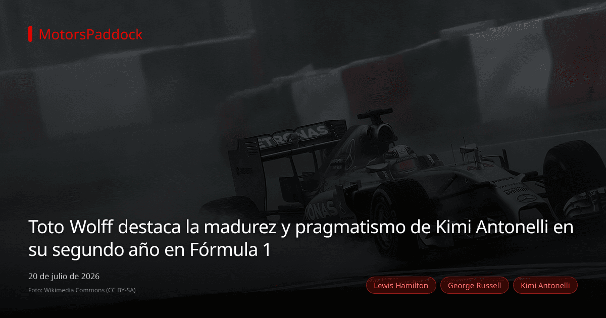 Toto Wolff destaca la madurez y pragmatismo de Kimi Antonelli en su segundo año en Fórmula 1