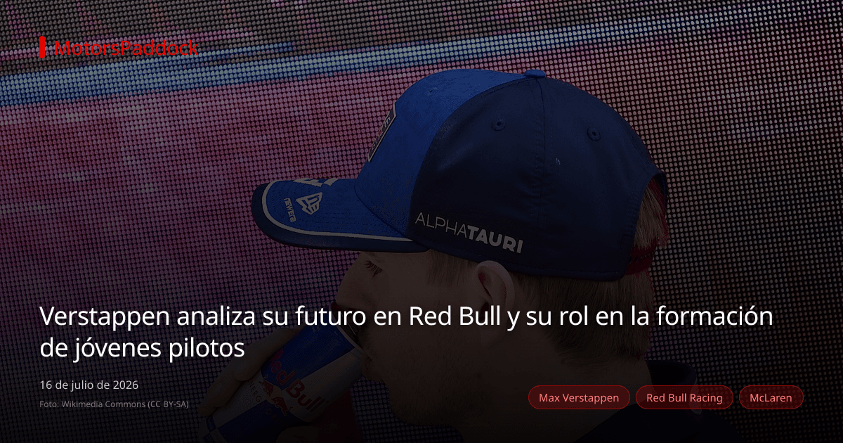 Verstappen analiza su futuro en Red Bull y su rol en la formación de jóvenes pilotos