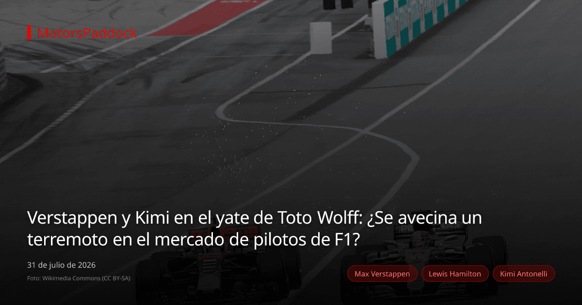 Verstappen y Kimi en el yate de Toto Wolff: ¿Se avecina un terremoto en el mercado de pilotos de F1?