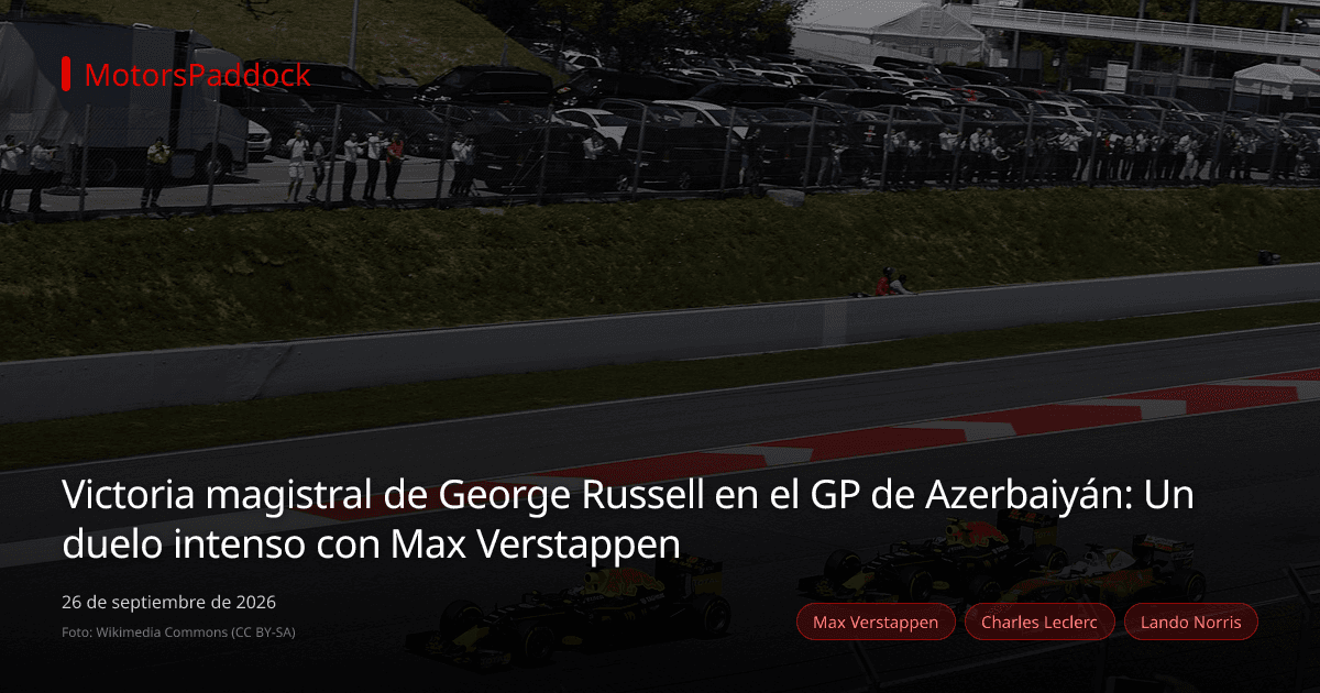 Victoria magistral de George Russell en el GP de Azerbaiyán: Un duelo intenso con Max Verstappen