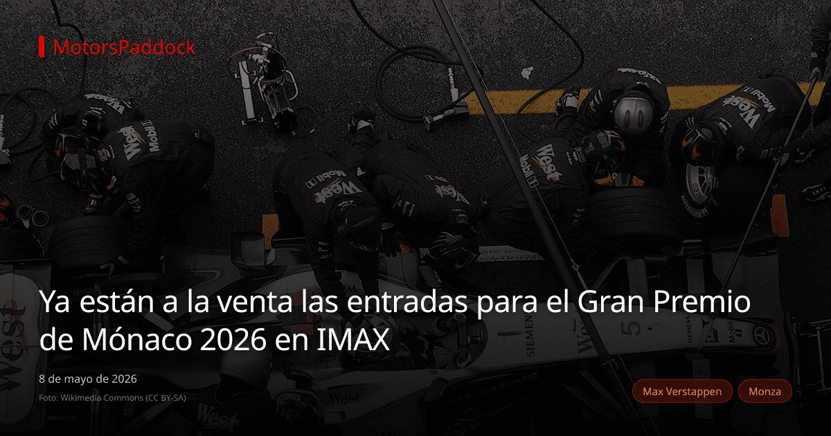 Ya están a la venta las entradas para el Gran Premio de Mónaco 2026 en IMAX