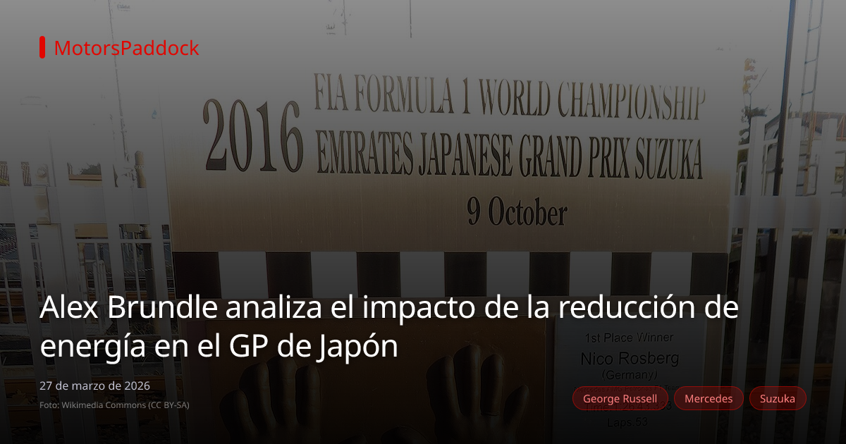 Alex Brundle analiza el impacto de la reducción de energía en el GP de Japón