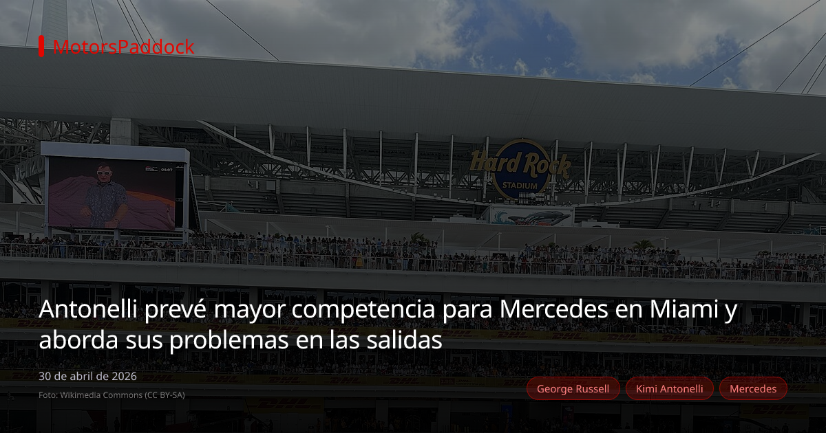 Antonelli prevé mayor competencia para Mercedes en Miami y aborda sus problemas en las salidas