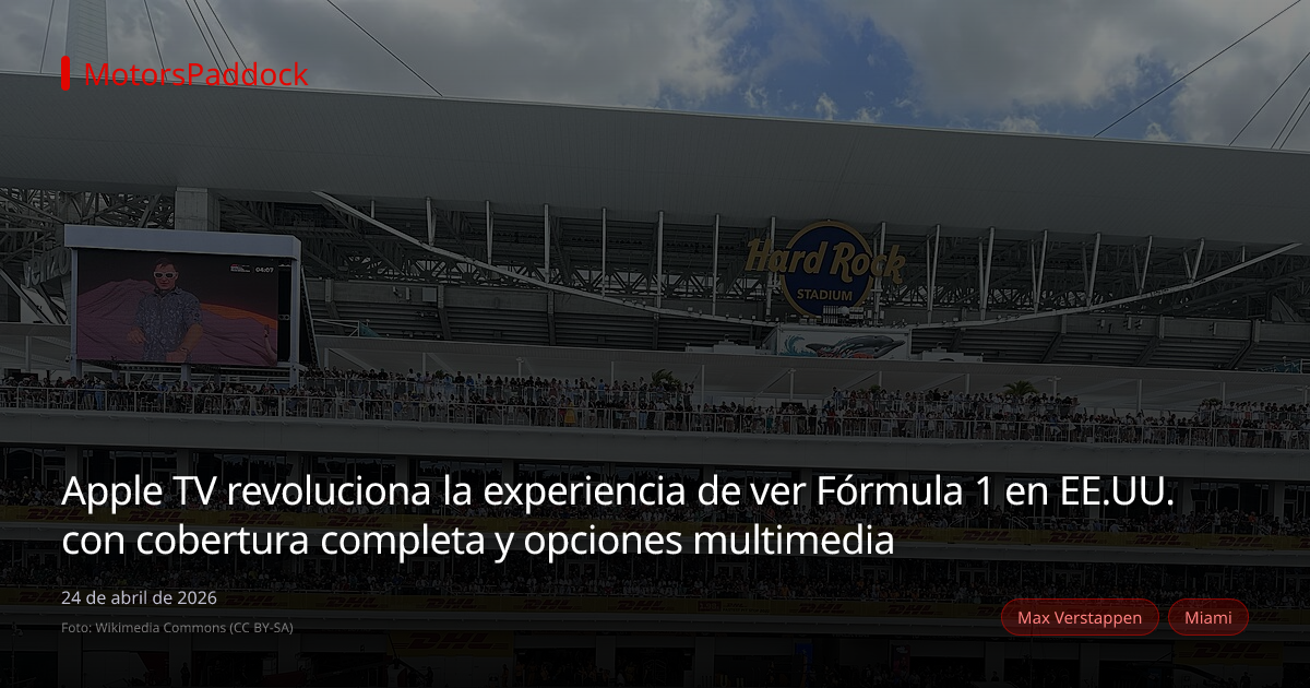 Apple TV revoluciona la experiencia de ver Fórmula 1 en EE.UU. con cobertura completa y opciones multimedia