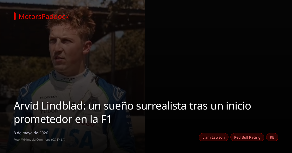 Arvid Lindblad: un sueño surrealista tras un inicio prometedor en la F1