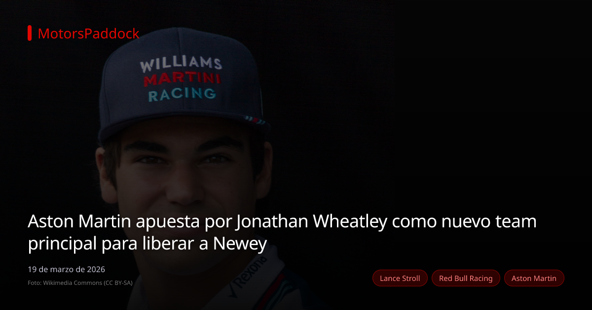 Aston Martin apuesta por Jonathan Wheatley como nuevo team principal para liberar a Newey
