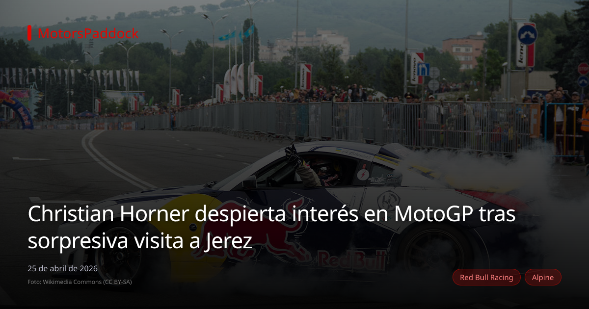 Christian Horner despierta interés en MotoGP tras sorpresiva visita a Jerez