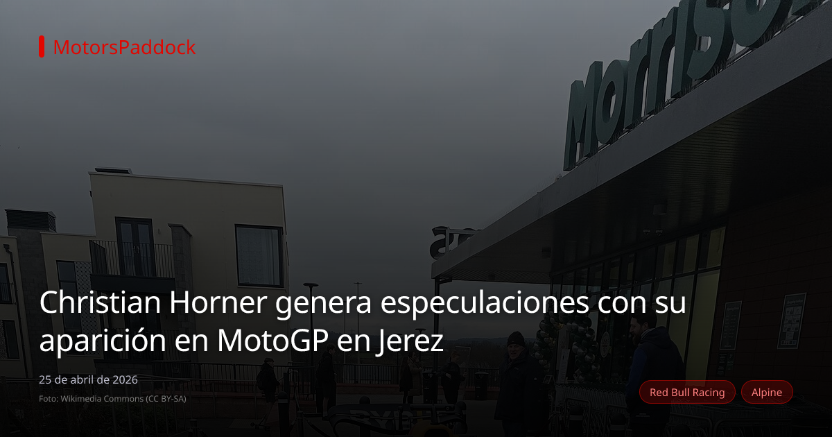 Christian Horner genera especulaciones con su aparición en MotoGP en Jerez