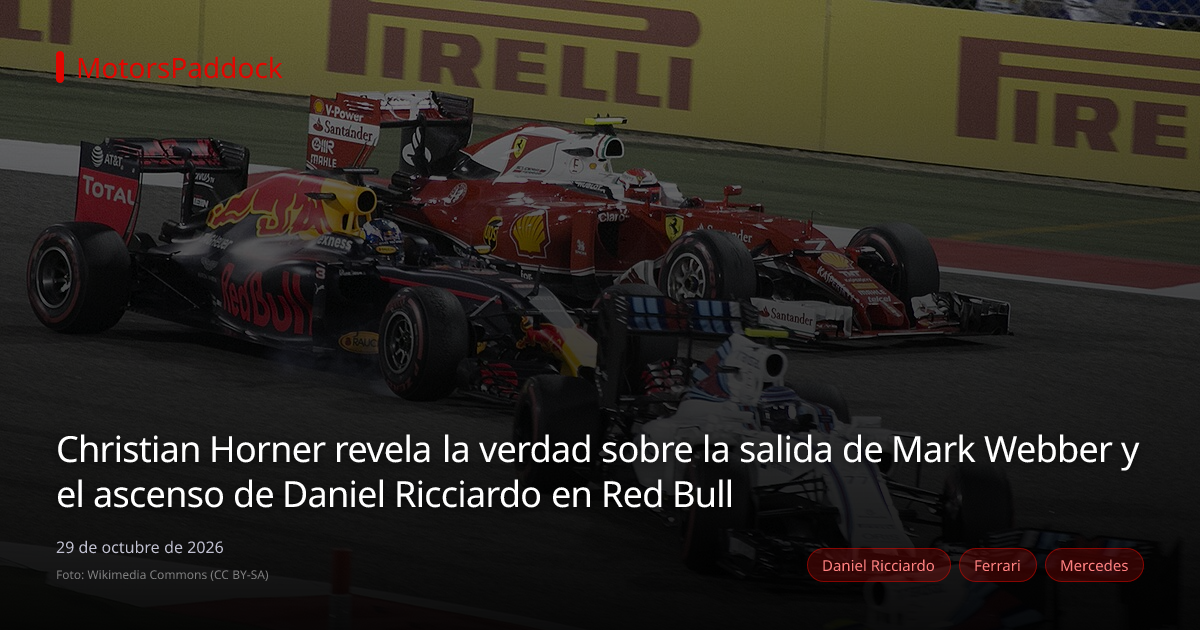 Horner analiza la era Webber y Ricciardo en Red | MotorsPaddock