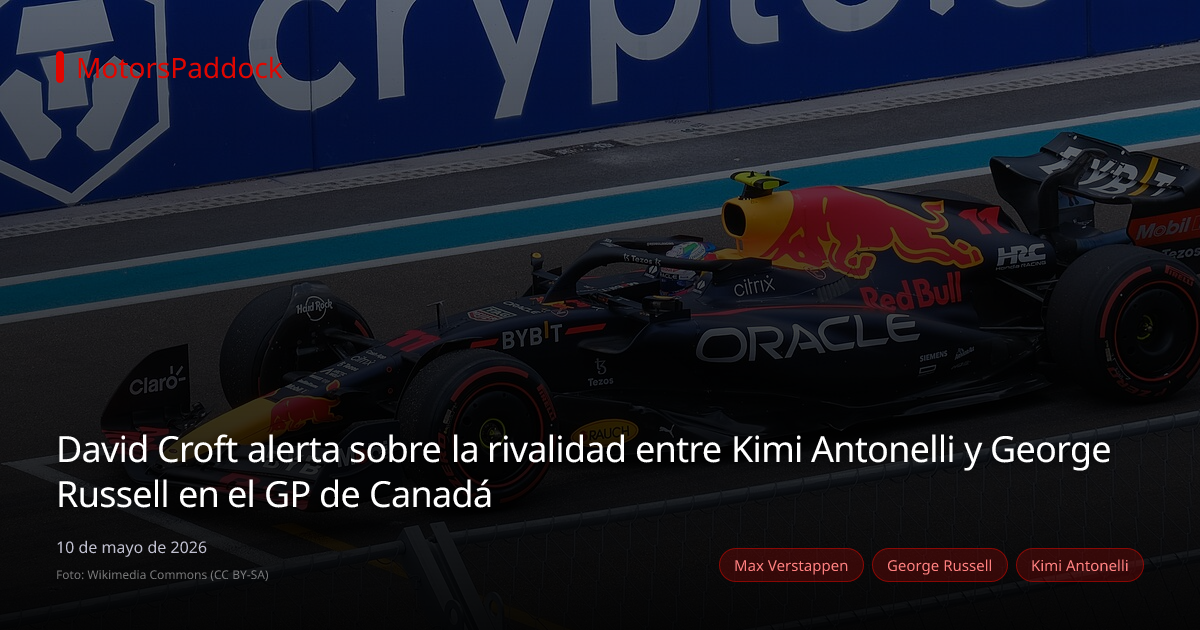 David Croft alerta sobre la rivalidad entre Kimi Antonelli y George Russell en el GP de Canadá