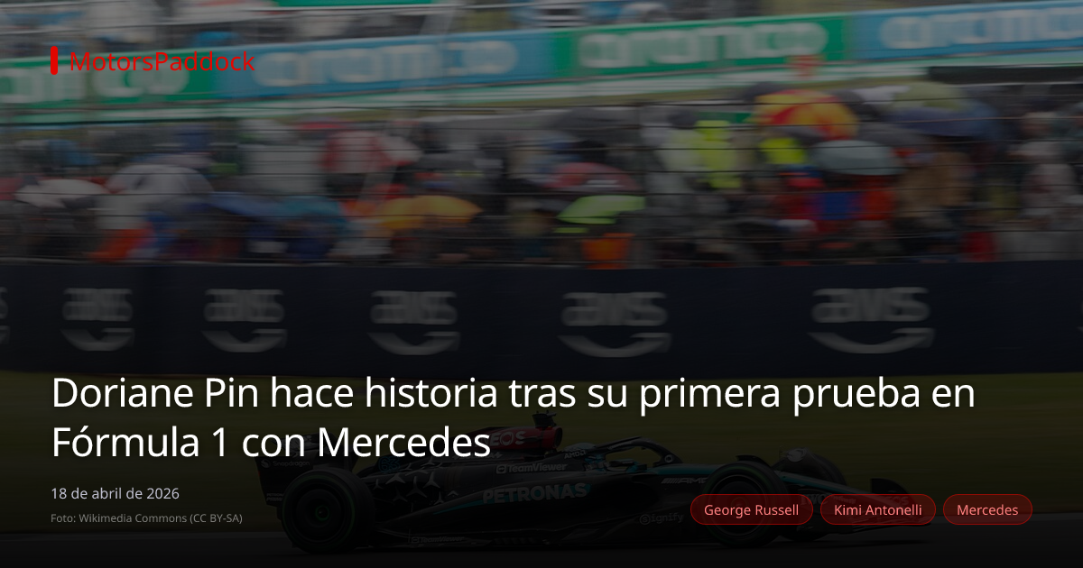 Doriane Pin hace historia tras su primera prueba en Fórmula 1 con Mercedes