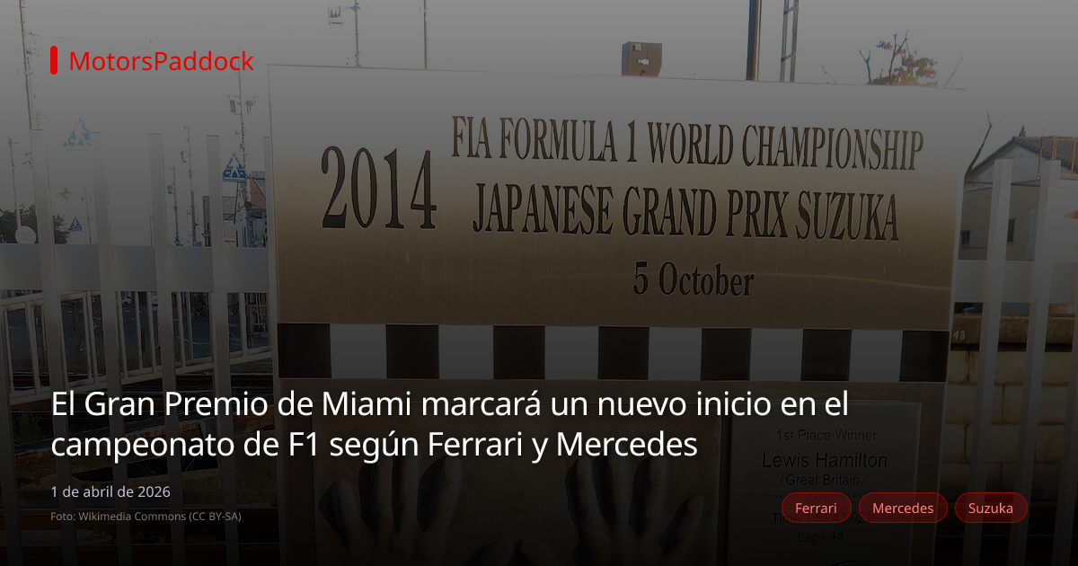 El Gran Premio de Miami marcará un nuevo inicio en el campeonato de F1 según Ferrari y Mercedes