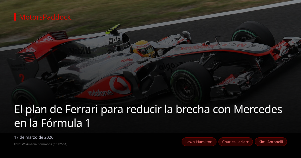 El plan de Ferrari para reducir la brecha con Mercedes en la Fórmula 1