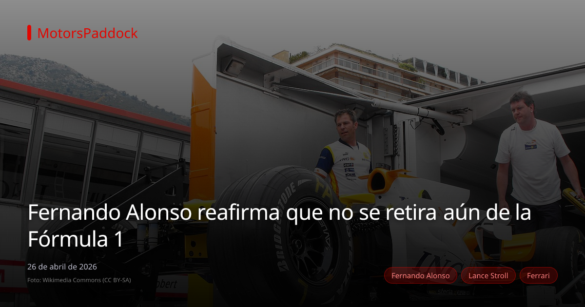 Fernando Alonso reafirma que no se retira aún de la Fórmula 1