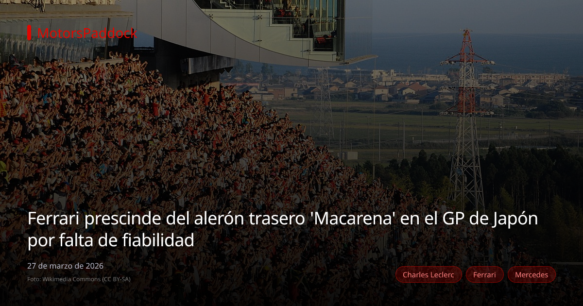 Ferrari prescinde del alerón trasero 'Macarena' en el GP de Japón por falta de fiabilidad