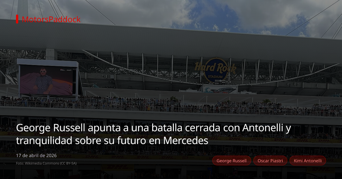 George Russell apunta a una batalla cerrada con Antonelli y tranquilidad sobre su futuro en Mercedes