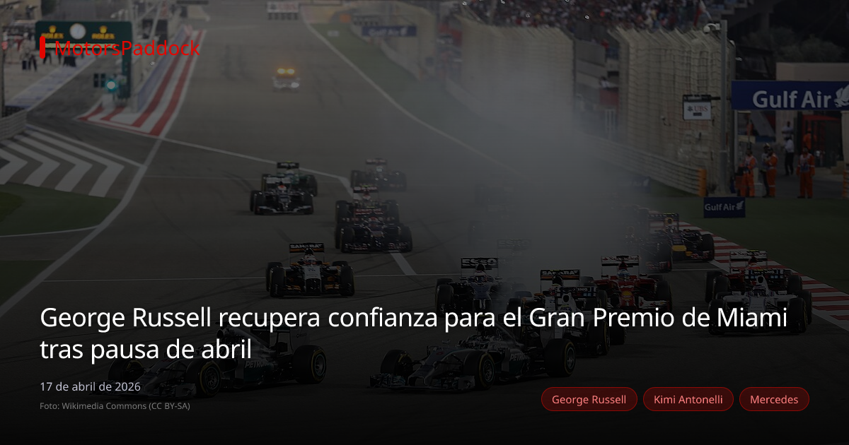 George Russell recupera confianza para el Gran Premio de Miami tras pausa de abril