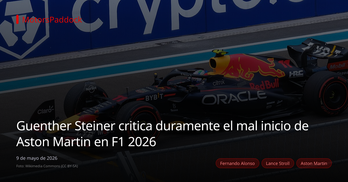 Guenther Steiner critica duramente el mal inicio de Aston Martin en F1 2026