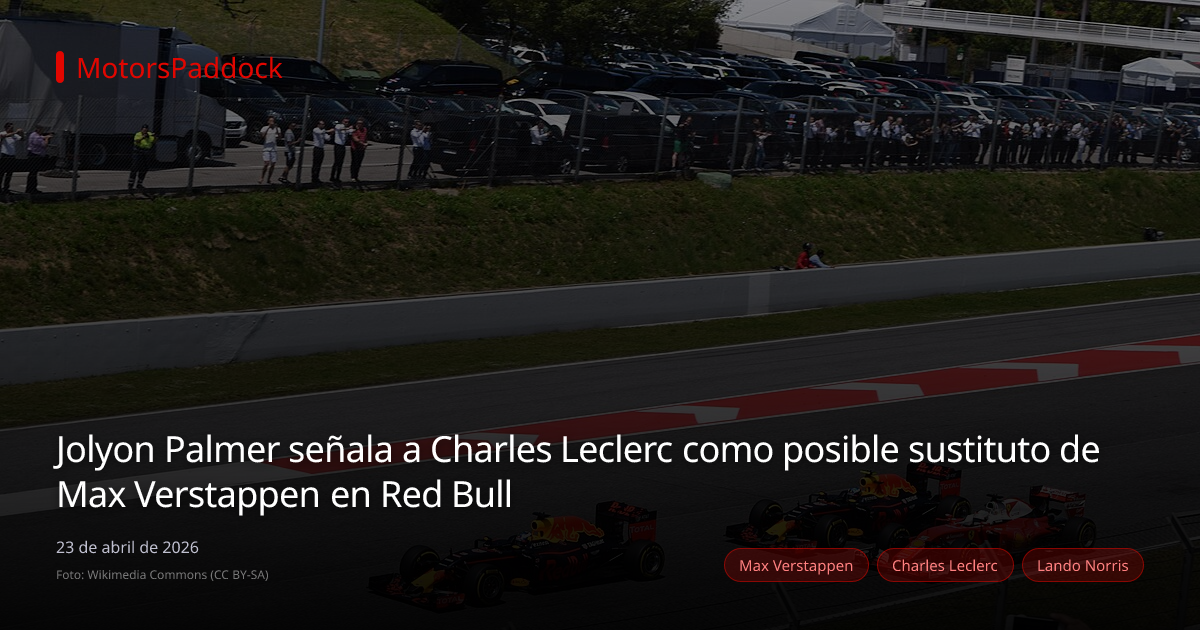 Jolyon Palmer señala a Charles Leclerc como posible sustituto de Max Verstappen en Red Bull