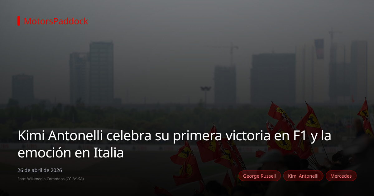 Kimi Antonelli celebra su primera victoria en F1 y la emoción en Italia
