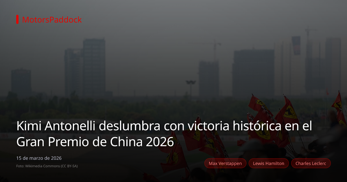 Kimi Antonelli deslumbra con victoria histórica en el Gran Premio de China 2026