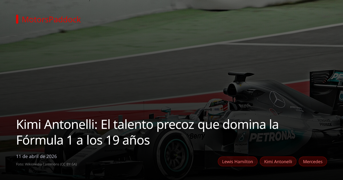 Kimi Antonelli: El talento precoz que domina la Fórmula 1 a los 19 años