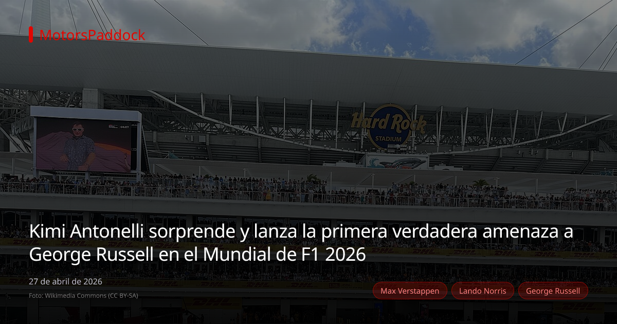 Kimi Antonelli sorprende y lanza la primera verdadera amenaza a George Russell en el Mundial de F1 2026