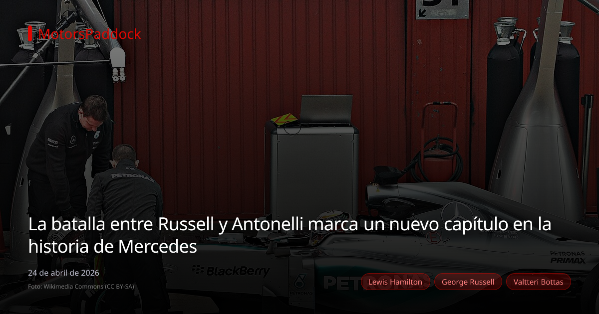 La batalla entre Russell y Antonelli marca un nuevo capítulo en la historia de Mercedes