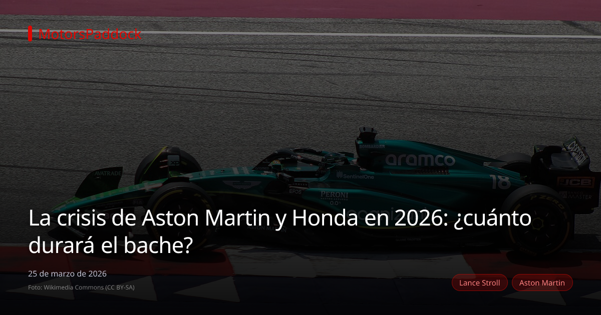 La crisis de Aston Martin y Honda en 2026: ¿cuánto durará el bache?